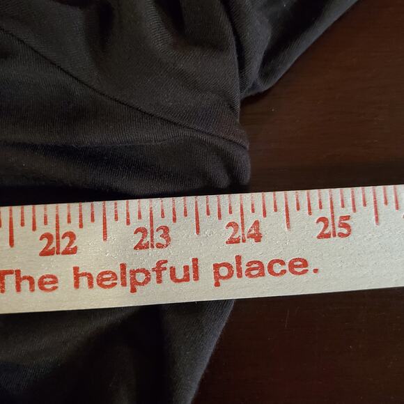 Lauren Ralph Lauren Stripe Satin Ruffle Neck 3/4 Sleeve Blouse Plus 2X Brown Top - Picture 8 of 9